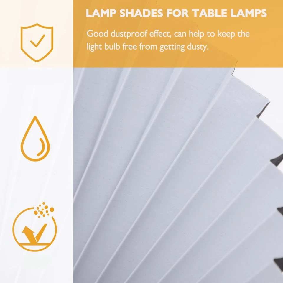 2 Count Pleated Lamp Shades for Table Lamps Lampshades Decorative - Image 4 of 4