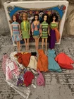 LOT Vintage Barbie 5 MOD Dolls TNT Walking Quick Curl. Kelly Barbie And Steffie