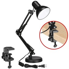 Metal Swing Arm Desk Lamp, Multi-Joint, Adjus...