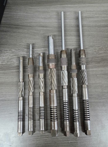 Lot of 7 Vintage Kingpin Reamers Lempco Evans & Mixed Brand Adjustable Hand Tool