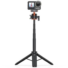 VRIG DJI Osmo Action 5 Pro 4 3 and 360 Tripod with Mini Extension Rod Magnetic