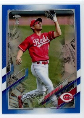 2021 Topps Chrome Ben Baller Edition Blue Refractor 15/75 Shogo Akiyama 0s61