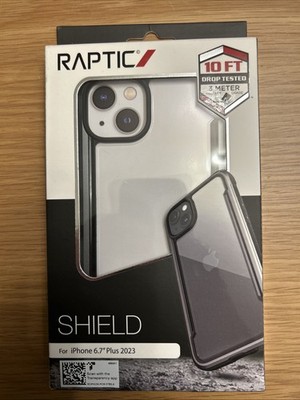 RAPTIC Shield for iPhone 15 Plus Case, Shockproof Protective Clear Case - Grey