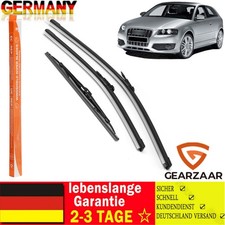 SCHEIBENWISCHER Komplett Satz für AUDI A3 8P 8PA | SPORTBACK |  VORNE + HINTEN