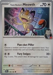 Team Rocket's Meowth 149/182 Destined Rivals