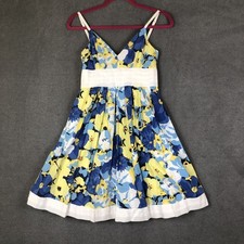 Guess floral retro Sleeveless A-line dress size 1