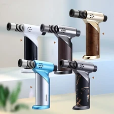 JOBON Spray Gun Outdoor BBQ Cigarette Lighter Adjustable Flame Safety Lock
