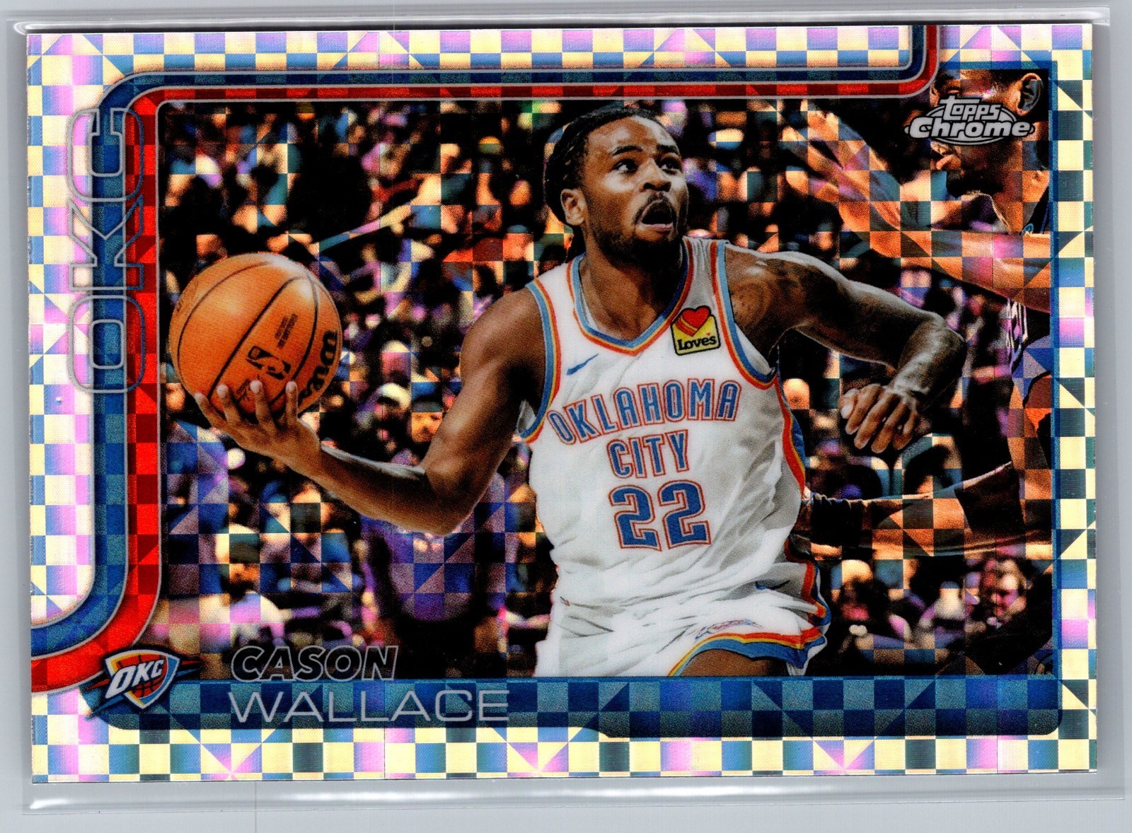2025-26 Topps Chrome - Cason Wallace #191 X-Fractor