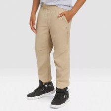 Champion Boys' Khaki Color Zip Pocket Tech Joggers Pants -- Size Large 14/16