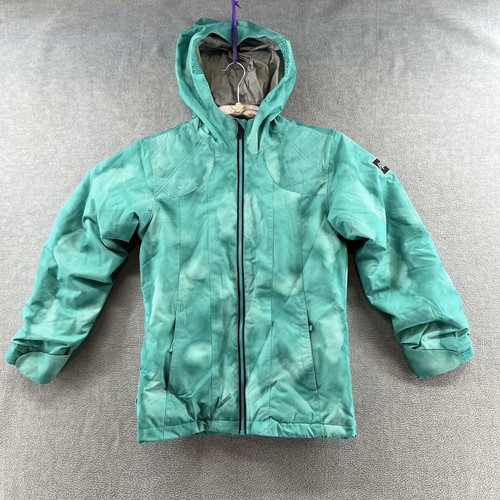 Ride Girls Size S (7-8) hooded full zip insulated parka ski Jacket - Picture 1 of 11
