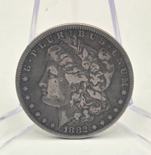 1882 MORGAN DOLLAR - 90% SILVER 24.06G - KRAUSE #110 - USA COIN - VERY FINE