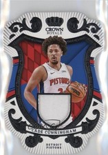 2023-24 Panini Crown Royale Coat of Arms Cade Cunningham #COA-CAD 0fn0