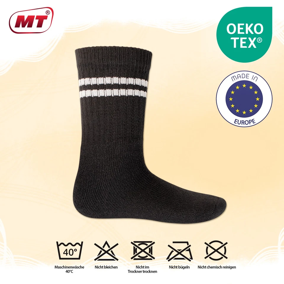 Kids Sports Casual Socks (5 & 10 Pairs) Tennis Socks for Girls & Boys - Image 3 of 4