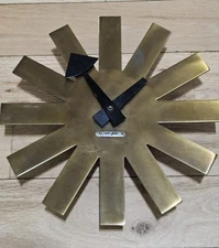 Howard Miller Asterisk Wall Clock Very Rare!!!