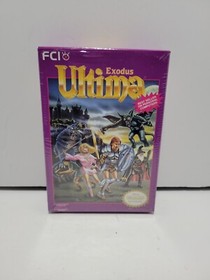 Ultima Exodus w/ Poster Nintendo NES Complete Box CIB (Battery Works)