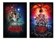 STRANGER THINGS - SEASON 1 & 2 - TV SHOW POSTER SET (REGULAR STYLES)