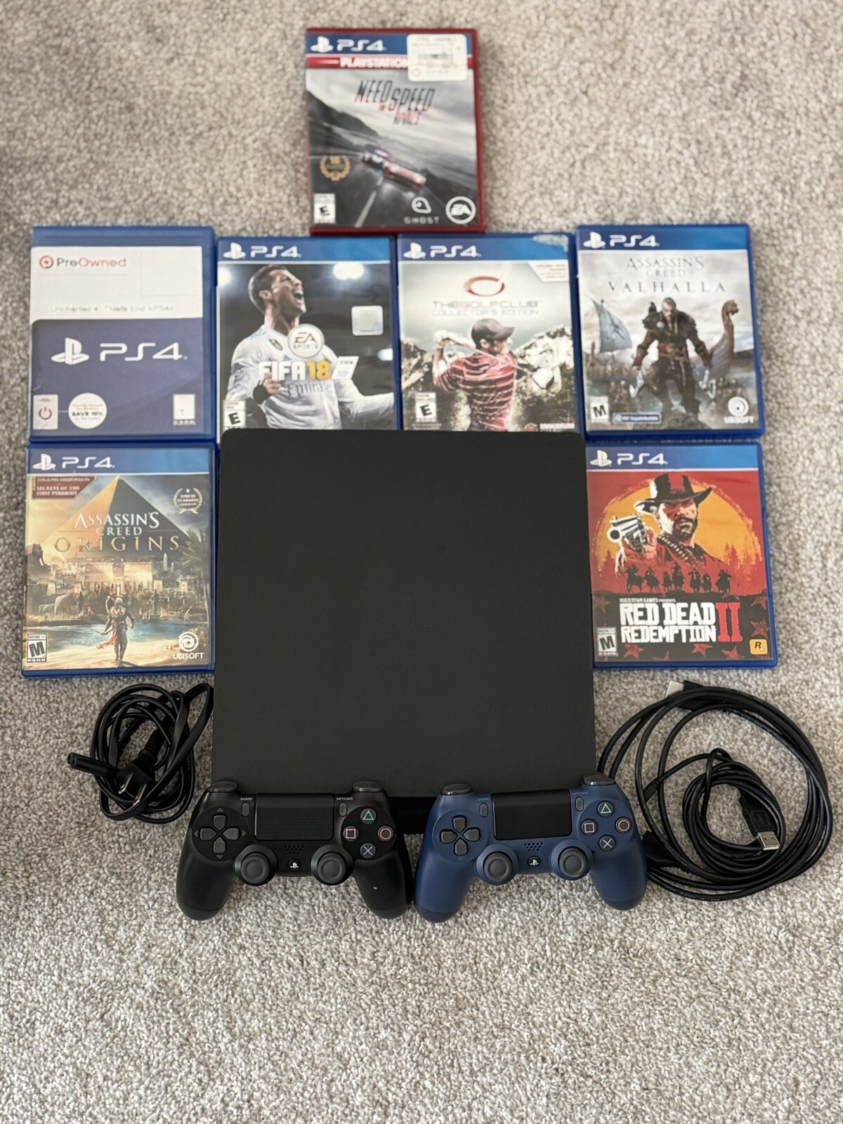 Sony PlayStation 4 Slim 1TB Console - Jet Black