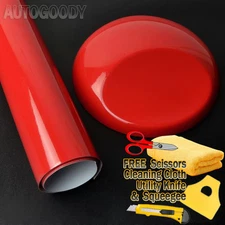 84" x 60" Super Gloss Red Vinyl Film Wrap Sticker Air Bubble Free 7ft x 5ft