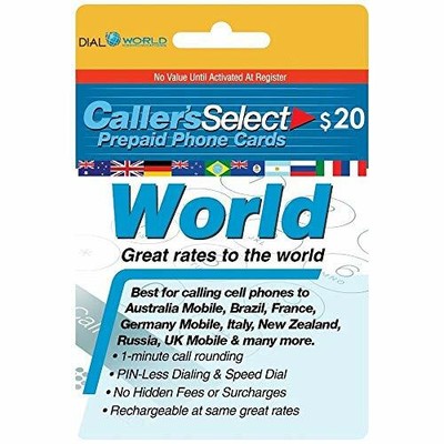Callers Select World Prepaid Phone Card for International Long Distance Calling | eBay