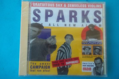 SPARKS ''GRATUITOUS SAX & SENSELESS VIOLINS '' CD 1994 LOGIC RECORDS SEALED
