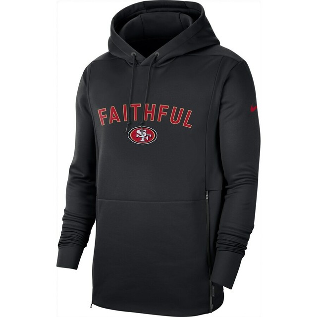 Nike 2019 San Francisco 49ers Sideline Local Performance Therma Pullover Hoodie | eBay