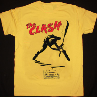 The Clash - The Complete Discography Yellow All Size SHIRT