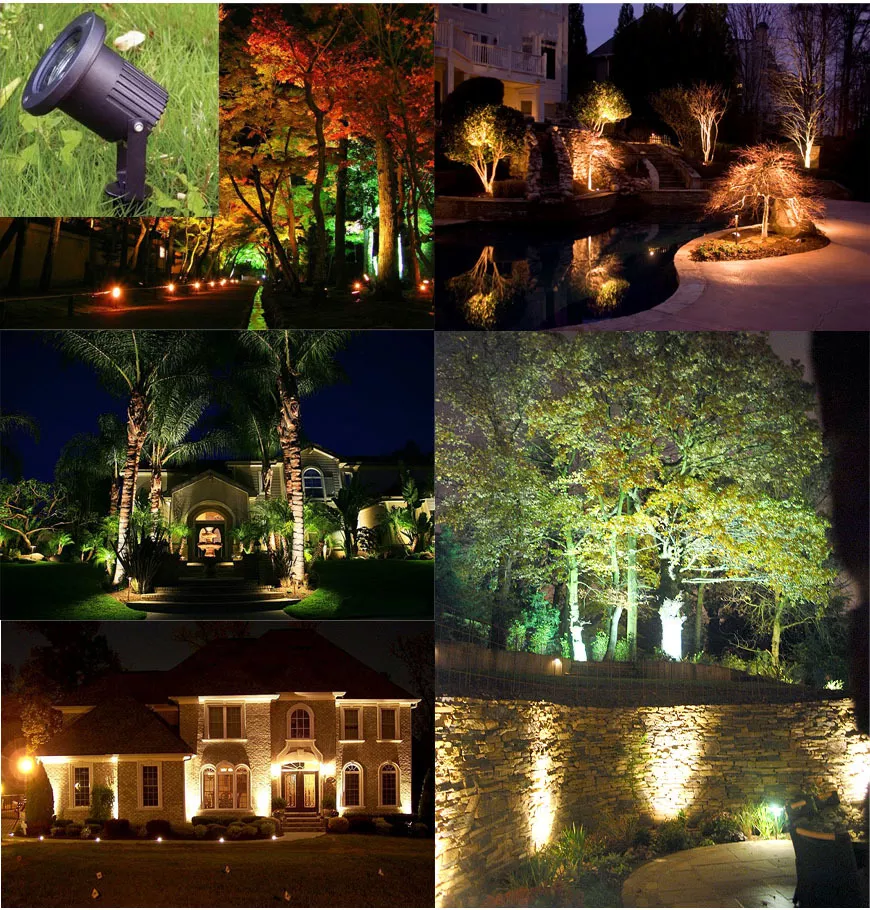 6W 9W COB LED Landscape Garden Path Flood Spot Light Lamp Outdoor Lighting IP65