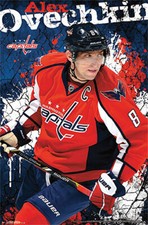 Alex Ovechkin SUPERSTAR Washington Capitals NHL Hockey Action 22x34 Wall POSTER
