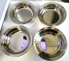 IKM Stainless Steel Serving Curry Bowl Set of 4 (Size no-2)