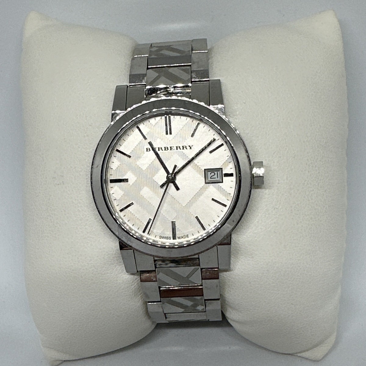 BURBERRY バーバリー 腕時計 チェンジベゼル 9100L Watch Burberry Silver in Steel - 38476710
