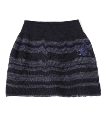 Vivienne Westwood|SKIRTS (BEDROCK SKIRT (18020012 K003F Vivienne Westwood Linen and wool 18020012 K003F Navy Size M