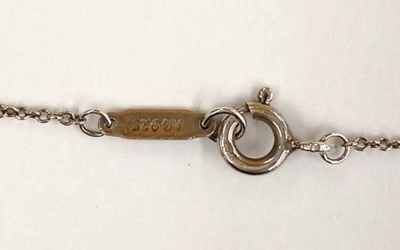 Tiffany & Co. 1837 Sterling Silver 925 Rubedo 3 Interlocking