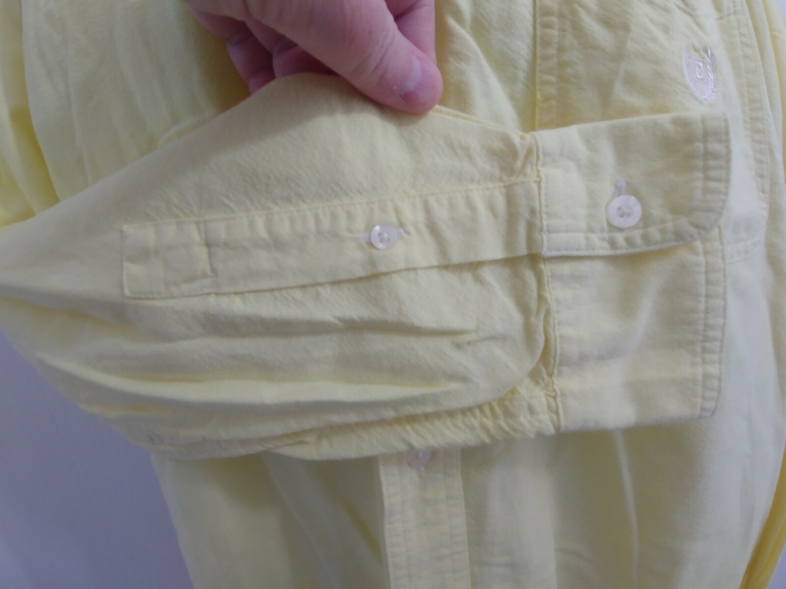 Chaps Soft Yellow Men's Button Down Collared Dres… - image 6