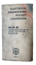 Vintage 1980s Electrical Engineering Pocket Handbook,  Mik-Lin, Inc. EASA Member
