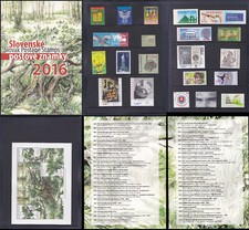 SLOVAQUIE MNH 2016 Année complète Nuef - Dossier Original Poste Slovaque