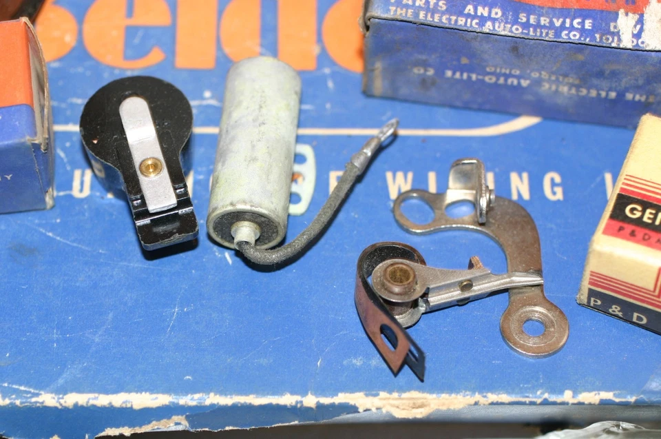 1951 1952 1953 1954 1955 1956 PLYMOUTH DISTRIBUIDOR TAPA KIT DE PUESTA A PUNTO Foto 4 de 4