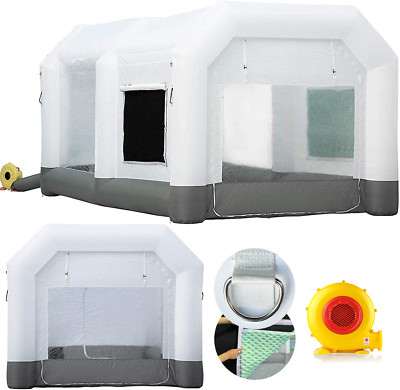 GORILLASPRO 16.5x10x8Ft Inflatable Paint Booth with 950W +240W 2UL Blowers