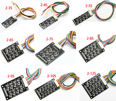 3S 4S 6S 10S ~14S Li-ion Lifepo4 LFP Battery Active Equalizer BMS 1.2A Balancer