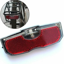 Bike Cycling Bicycle Rear Reflector LED Tail Light Fit For Luggage Rack acces US