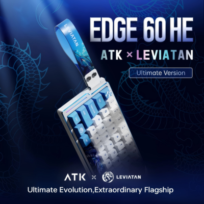 キーボード ATK EDGE 60HE LEVIATAN ULTIMATE ATK EDGE 60HE Esports Magnetic Keyboard LEVIATAN Collab Gaming