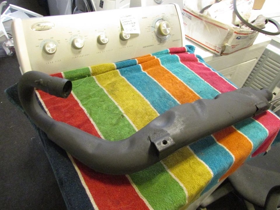 SILENCIADOR CÁMARA EXPANSIÓN TUBO SILENCIADOR ESCAPE KAWASAKI G4TR KV100 1970-1976 Foto 4 de 4