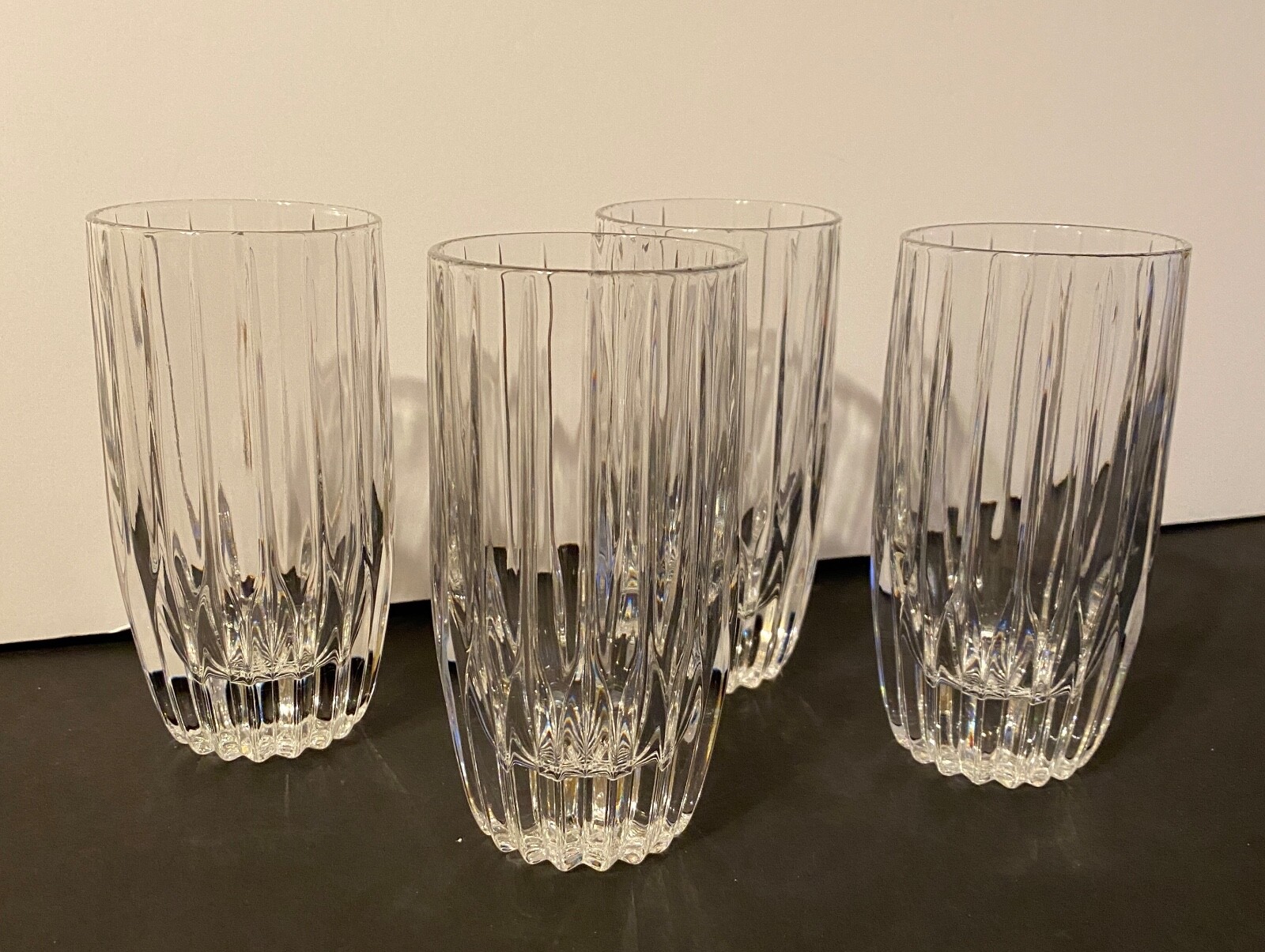 MIKASA PARK LANE HIGHBALL GLASSES SET OF 4 NICE CONDITION eBay
