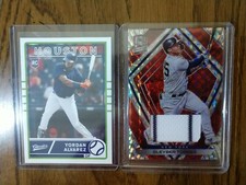 2020 Chronicles Spectra/25 red Gleyber Torres Swatch &Yordan Alvarez Classics RC