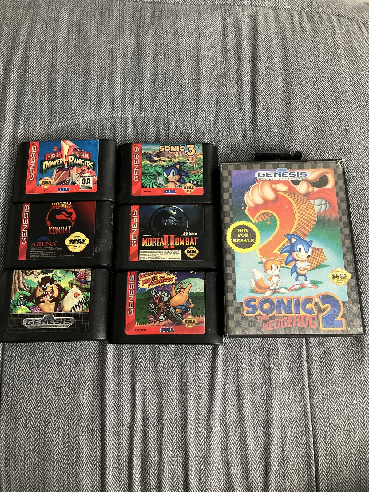 Sega Genesis Game Lot Sonic, Mortal Lombard, And More eBay