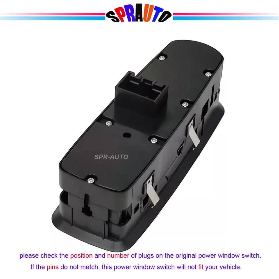 Interruptor de ventana eléctrica delantero izquierdo para Porsche Cayenne Panamera 10-14 7PP959858RDML Foto 3 de 4