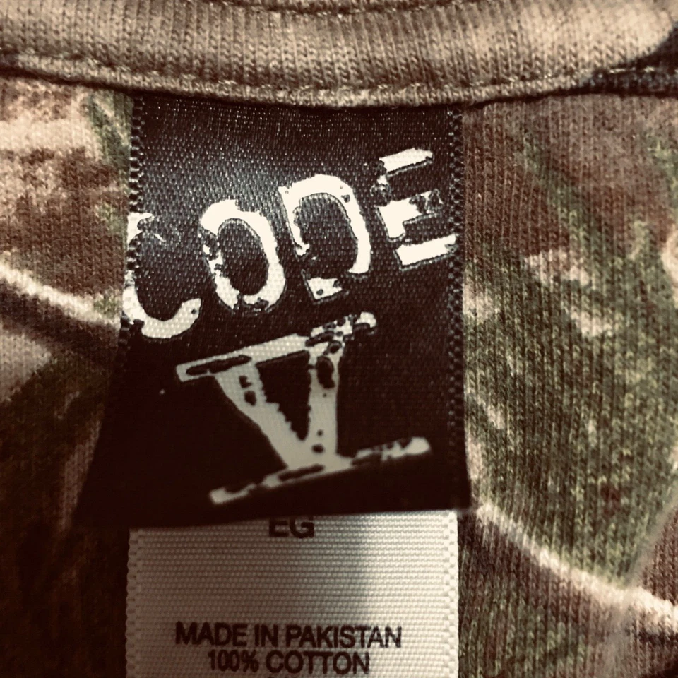 Code Five Realtree  Camo Shirt Mens XL Long Sleeve Hunting Outdoor Cotton EUC - Image 4 of 4