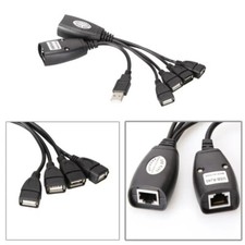 50m/164ft USB Over Cat6 Cable USB Data Extension For Remote Device Access