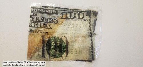 banconota da 100 dollari in seta da Magic by Gosh - Foto 2 di 4