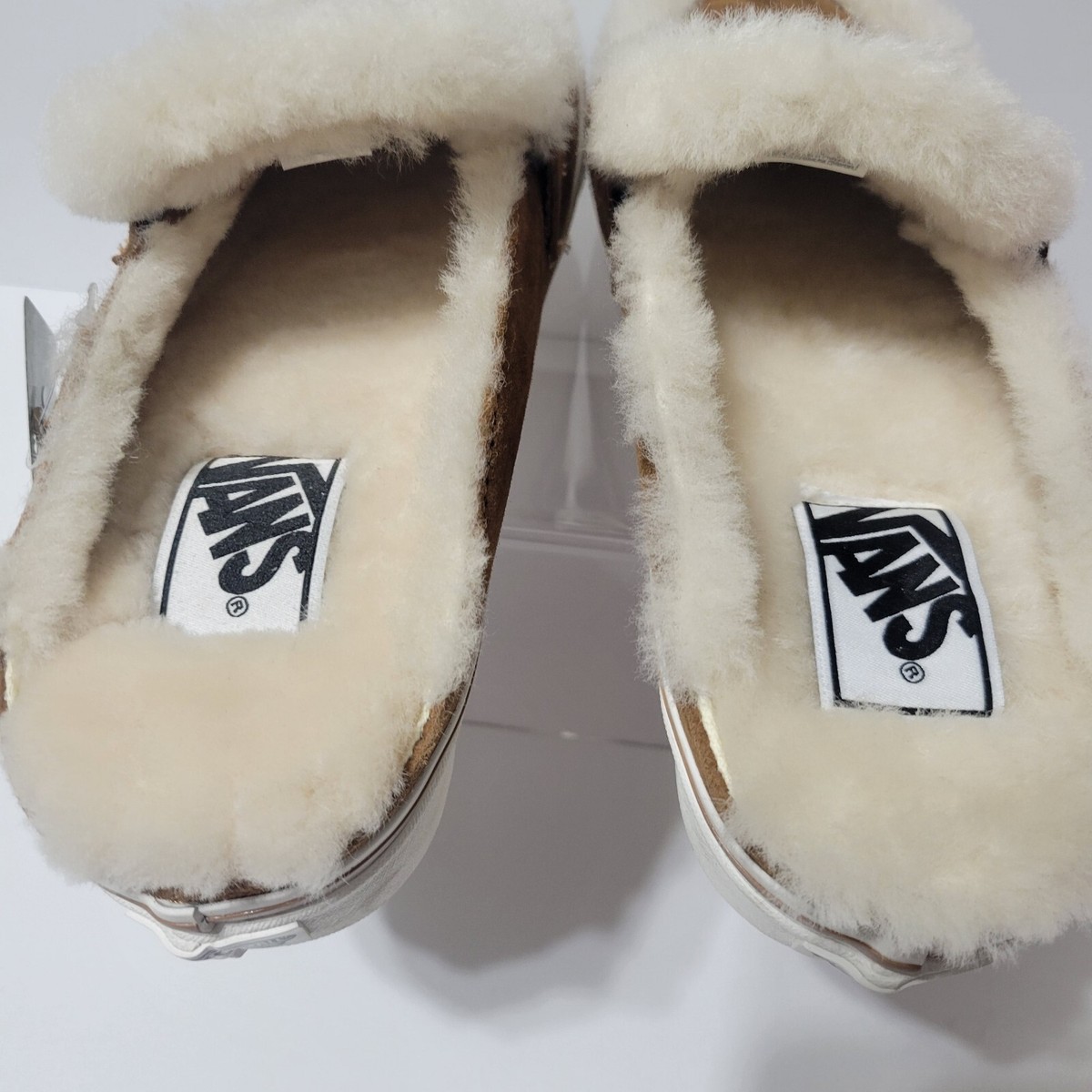 Vans Clogs Mule Women 8.5 Style 53 Cozy Shearling Chipmunk Vans Clogs Mule Women 8.5 Style 53 Cozy Shearling Chipmunk