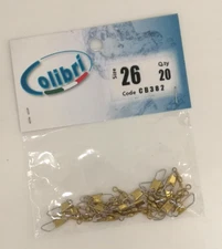 Moschettoni COLIBRI CB382 Size 26 Pezzi 20 per bolognese FA536